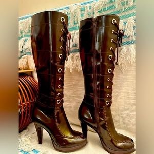 Samuel brown high boots good condition